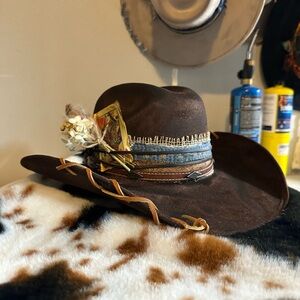 NWT Chocolate Cowgirl Hat